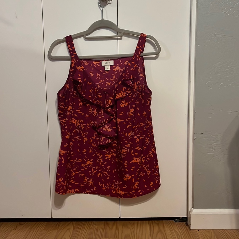 Ann Taylor sleeveless blouse